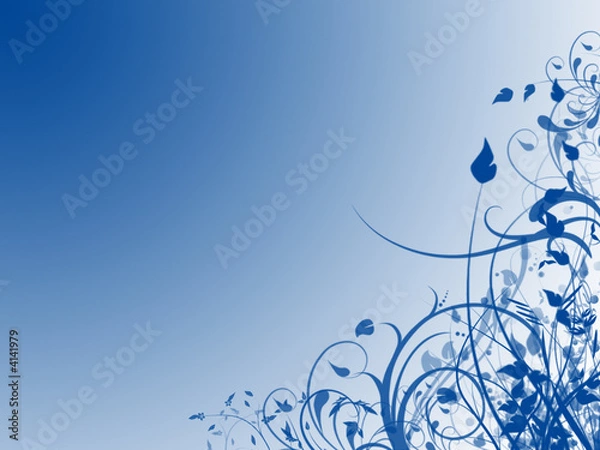 Obraz Fond coin fleuri