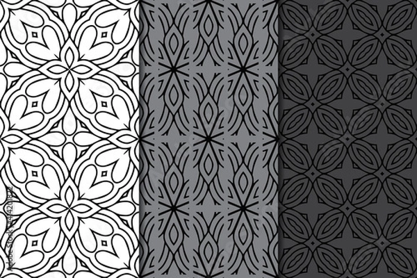 Obraz Collection seamless patters with mandala