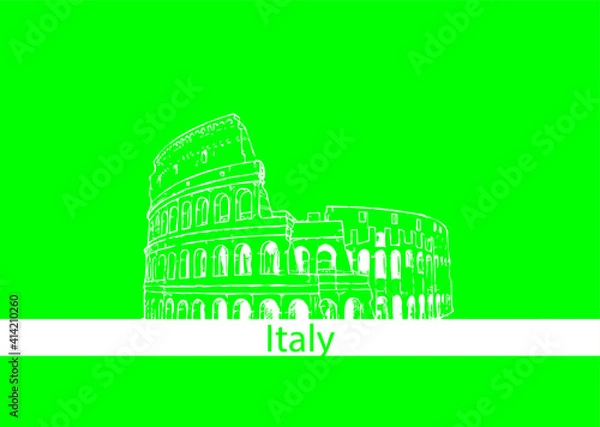 Obraz italy colosseum