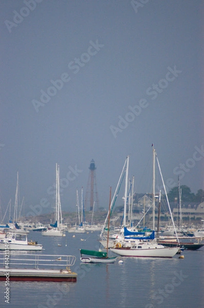 Obraz Hazy day in the harbor