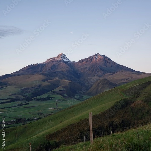 Obraz landscape with clouds