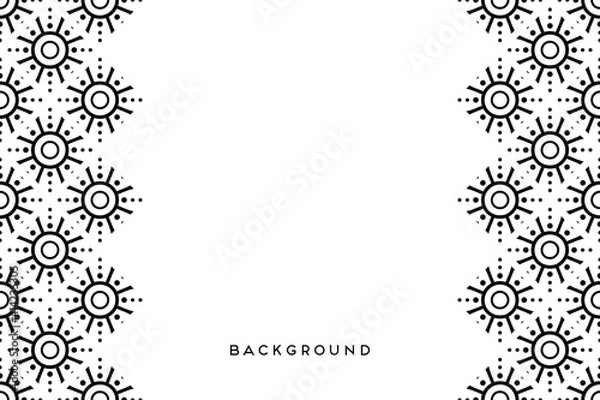 Fototapeta Vector simple background with mandala