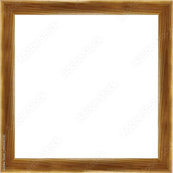 Fototapeta Brown wood frame