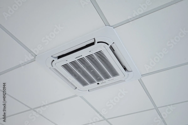 Fototapeta Ceiling mounted cassette type air conditioner