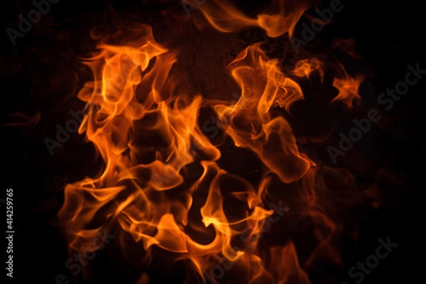 Obraz fire flames background