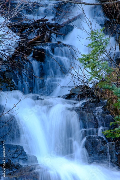 Obraz waterfall in autumn