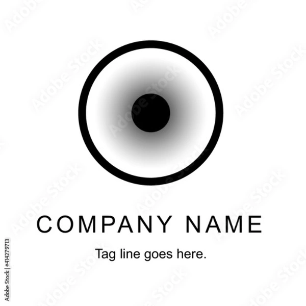 Fototapeta Speaker logo