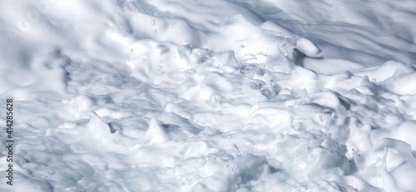 Fototapeta Sea foam surface texture of a big wave