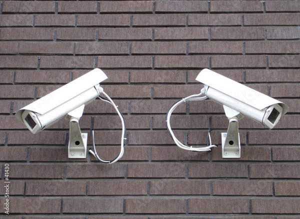 Fototapeta security cameras