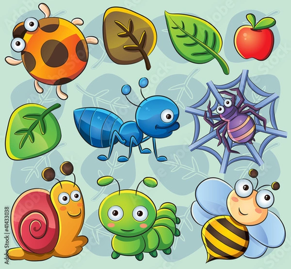 Obraz Cute Bugs
