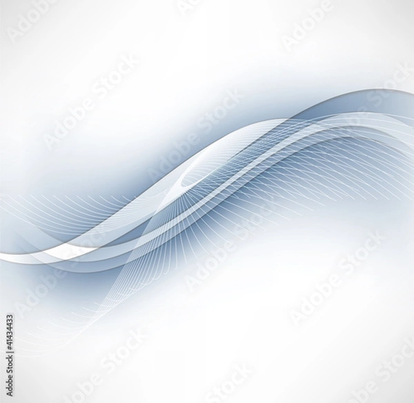 Obraz blue abstract background