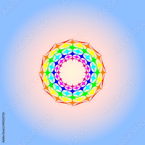 Obraz abstract colourful geometric background deisgn