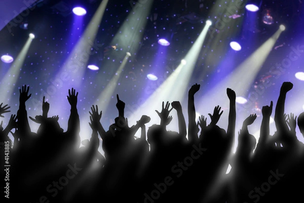 Fototapeta Cheering Crowd