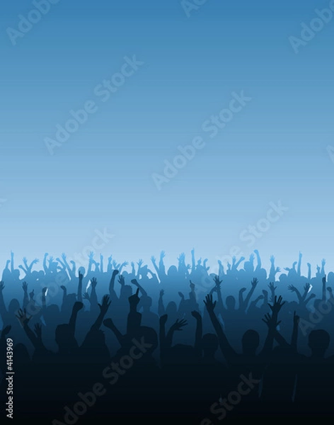 Fototapeta Cheering Fans