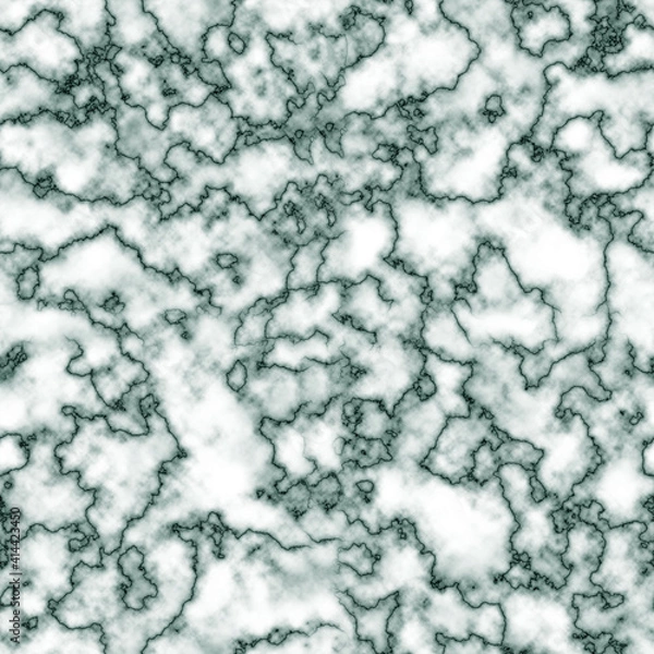 Fototapeta Seamless marble pattern emerald texture background.