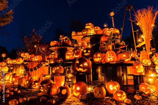 Obraz halloween jack o lantern