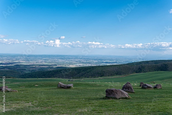 Obraz landscape with a windmill