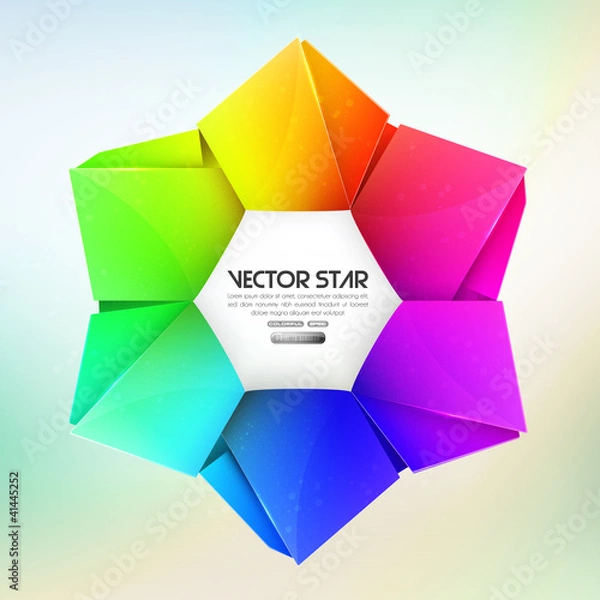 Fototapeta Vector star