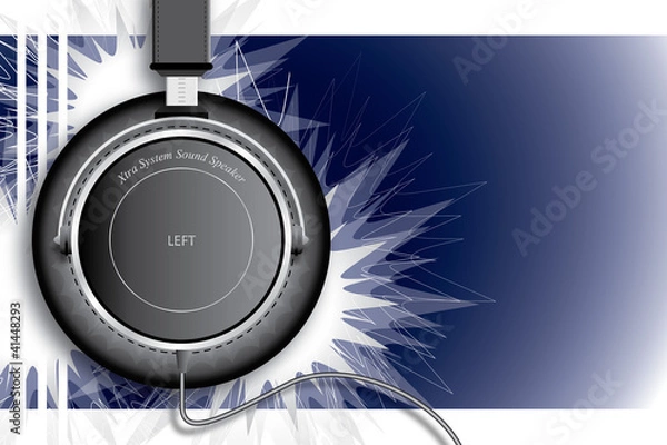 Fototapeta casque audio