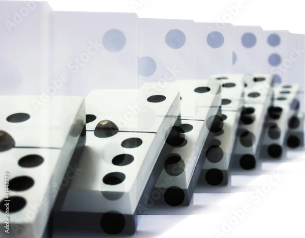 Fototapeta Efecto domino