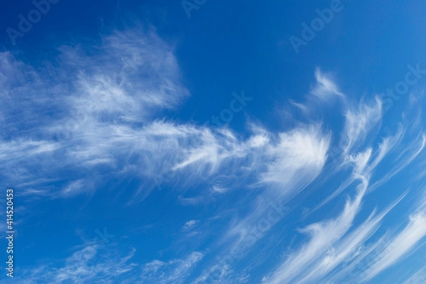 Fototapeta Cirrus clouds in Europe