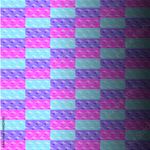 Fototapeta Brick Pattern Bright Colors