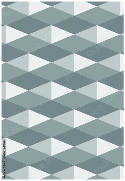 Fototapeta Isometric Background Pattern