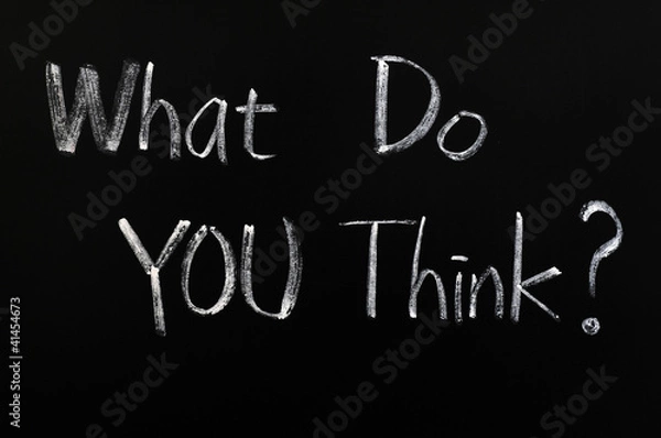 Obraz What do you think