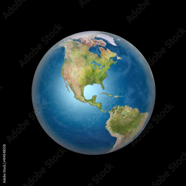 Obraz Planet Earth showing the Americas