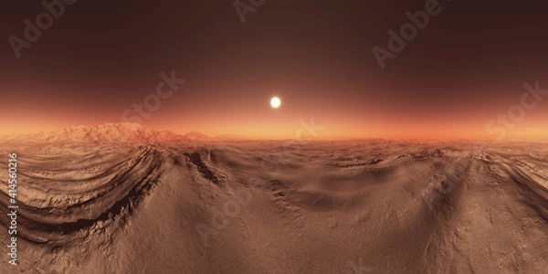 Fototapeta Mars HDRI Environment Map