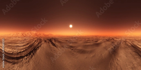 Obraz Mars HDRI 360 Map