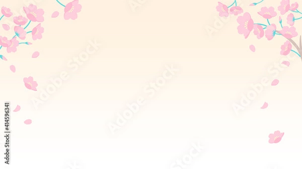 Fototapeta 桜の背景素材