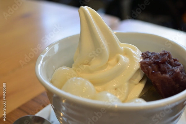 Fototapeta クリームあんみつ
