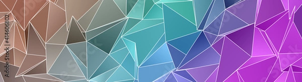 Fototapeta Abstract Low-Poly background. triangulated texture. Design 3d. Polygonal geometrical pattern. Triangular modern style