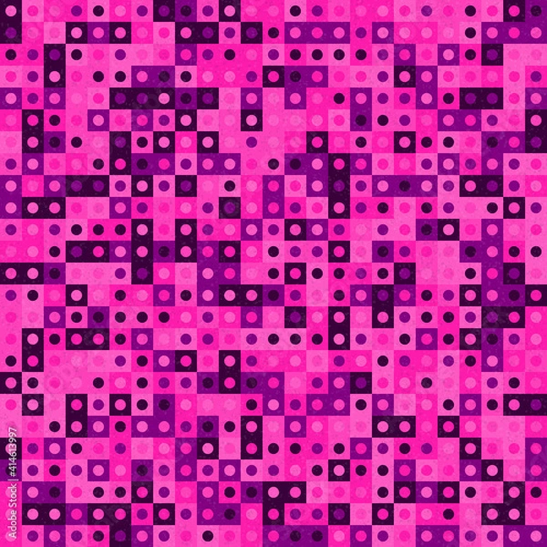 Fototapeta Abstract Geometric Pattern generative computational art illustration