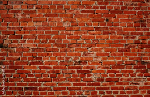 Fototapeta Red brick wall