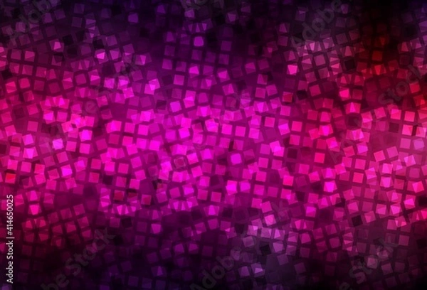 Obraz Dark Pink vector template with rhombus.