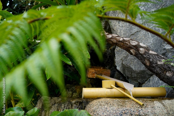 Obraz お参りのイメージ　手水