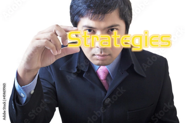 Obraz Businessman with a creative