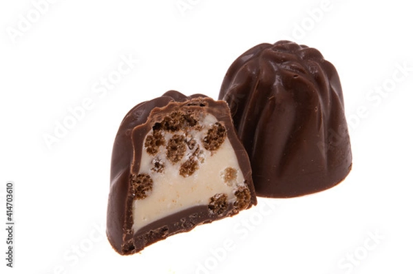 Obraz chocolate candy isolated