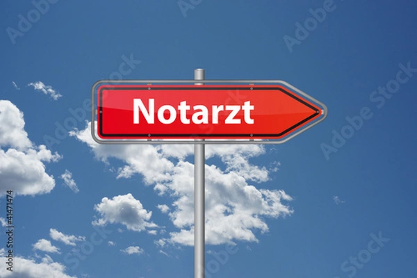 Fototapeta Notarzt