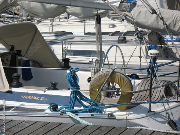 Obraz Segelboot im Hafen