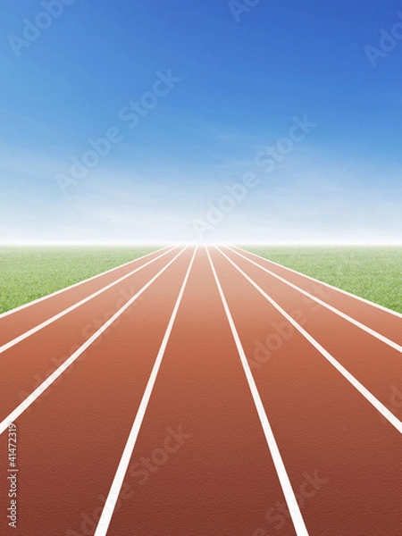 Fototapeta Running track