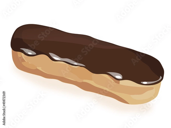 Fototapeta éclair chocolat