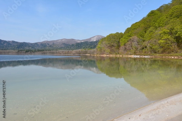 Fototapeta 恐山の湖