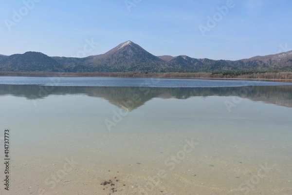 Fototapeta 恐山の湖