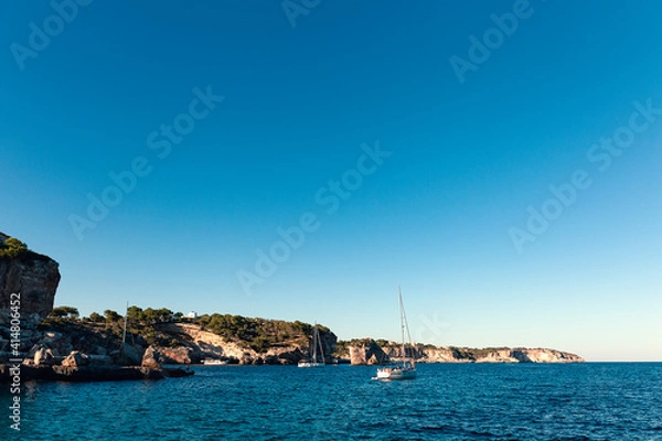 Obraz Cliffs at sunset