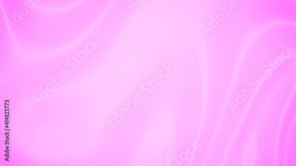 Fototapeta Colorful pink pastel 3D dynamic abstract liquid light and shadow artistic gradient wavy futuristic texture pattern background