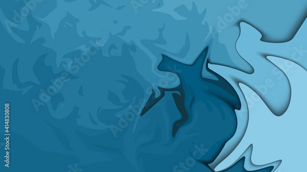 Fototapeta new abstract blue background with random pattern design ideas