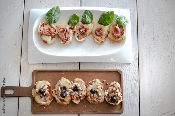 Obraz Meat and Cheese Snaks